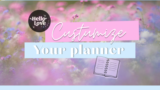 How to Customize Your Digital Planner: Stickers, Fonts & Layouts