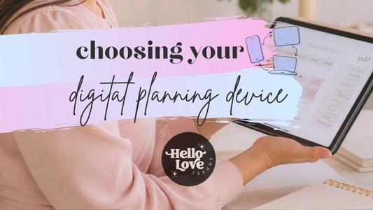 How to Choose the Best Device for Digital Planning