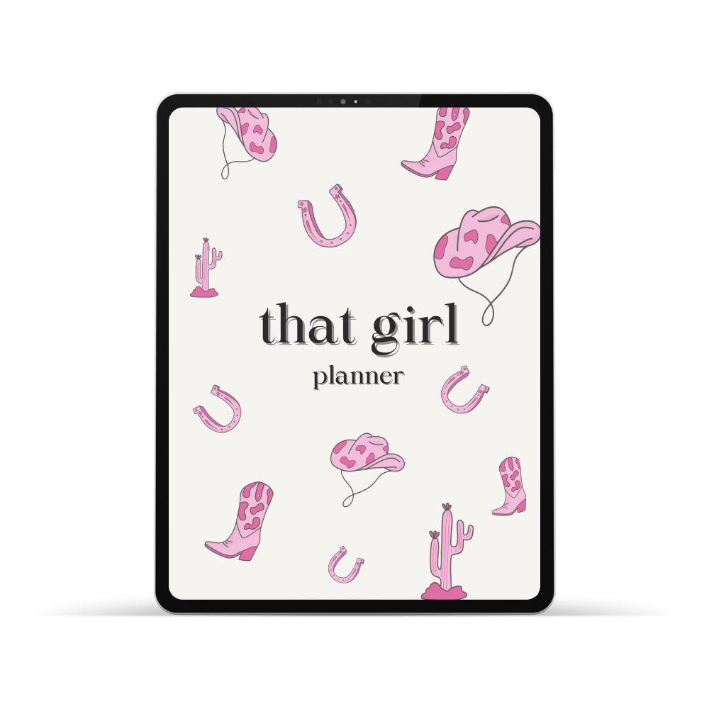 That Girl Pink Planner